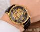 Jaeger-LeCoultre Yellow Gold Skeleton Copy Watch Brown Leather Strap (2)_th.jpg